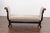 Wood French 1860s Empire Style Walnut Bench with Out-Scrolled Sides and Swan Figures For Sale - Image 7 of 10