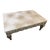 Bernhardt Lightwood Crackle Finish and Marble Top Coffee Table For Sale