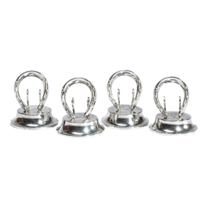 Horseshoe Equestrian Theme Antique English Sterling Silver Menu Place Card Holders Home Table Decor
