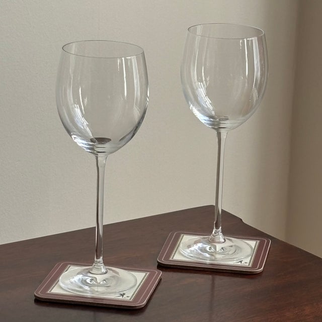 Ivory Pimpernel, England Royal Horticultural Society Botanical Orchid Coasters — Set of 4 For Sale - Image 8 of 12