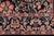 1990s 1990's Floral Gulshan Ayub Pak-Persian Black/Black Wool Rug - 4'8'' X 7'1'' For Sale - Image 5 of 9
