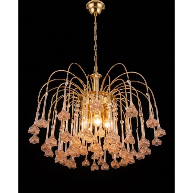 A beautiful handcrafted chandelier, entirely handmade in 1960, which we venetians call the "rain chandelier" due to the...