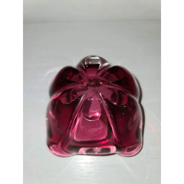 Mid-Century Pink Murano Glass Bowl For Sale - Image 4 of 8