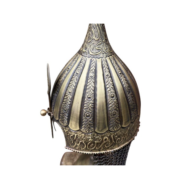 Fluted Ottoman Chichak Helmet For Sale - Image 10 of 14