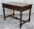 Handsome oak library piece that can be used as a desk, center table or side table. Made of oak having carved gadrooned...