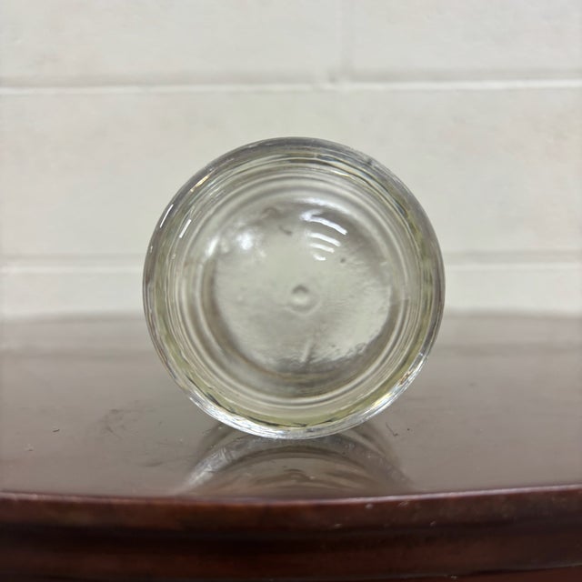 Antique Hemingray 12 Clear Glass Insulator For Sale - Image 4 of 6