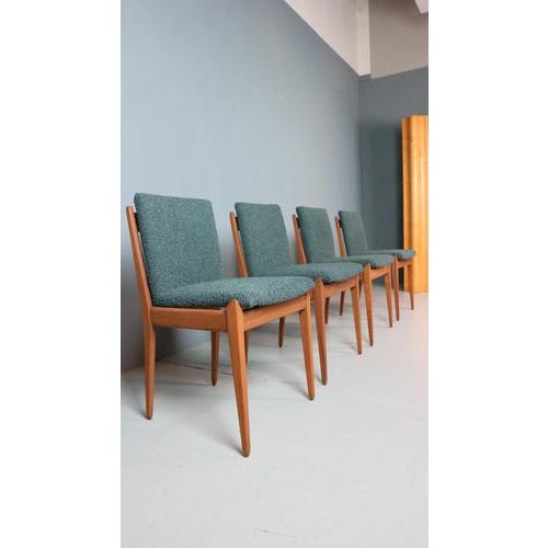 Dining Chairs attributed to ISA Bergamo, 1960s, Set of 4 For Sale - Image 3 of 18