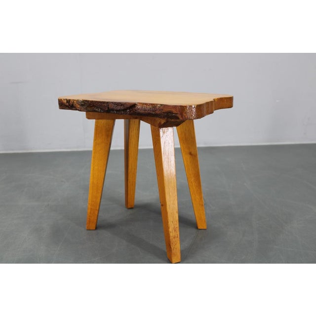 Brutalist Stools, Former Czechoslovakia, 1950s, Set of 4 For Sale - Image 12 of 16