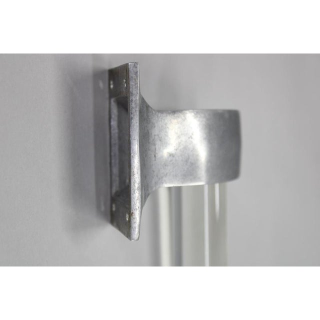 Gold Vintage Art Deco Clear Glass Handles with Metal Mounts, 1930s, Set of 2 For Sale - Image 8 of 10