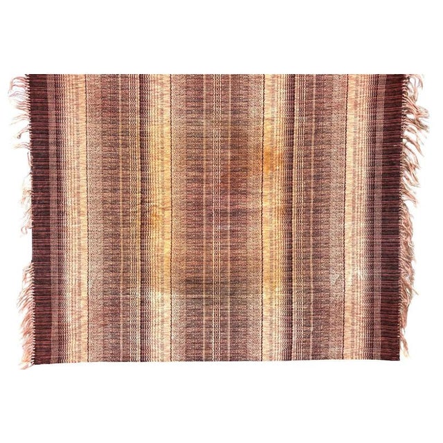 Gold Divan Blanket in Velvet with Fringes, Germany, 1930s For Sale - Image 8 of 8