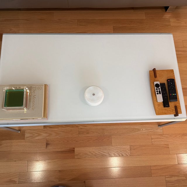 Metal Italian Bontempi Diagonal Coffee Table For Sale - Image 7 of 9