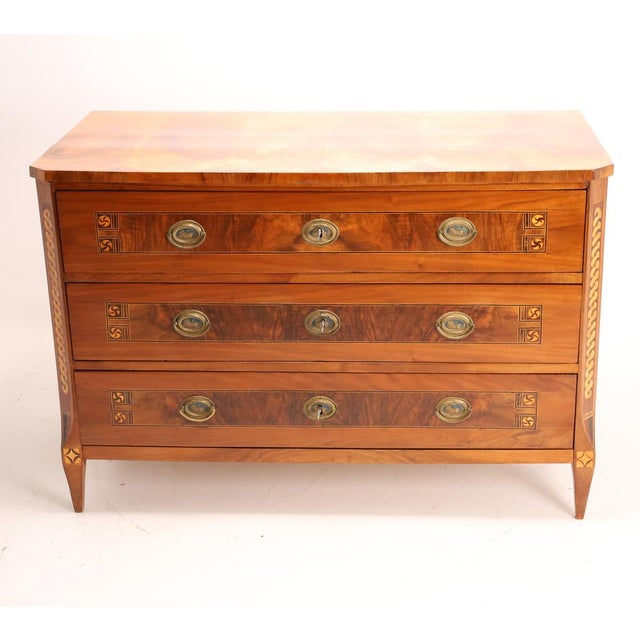 Louis XVI Commode Inlaid in Walnut, 1790 For Sale - Image 17 of 17