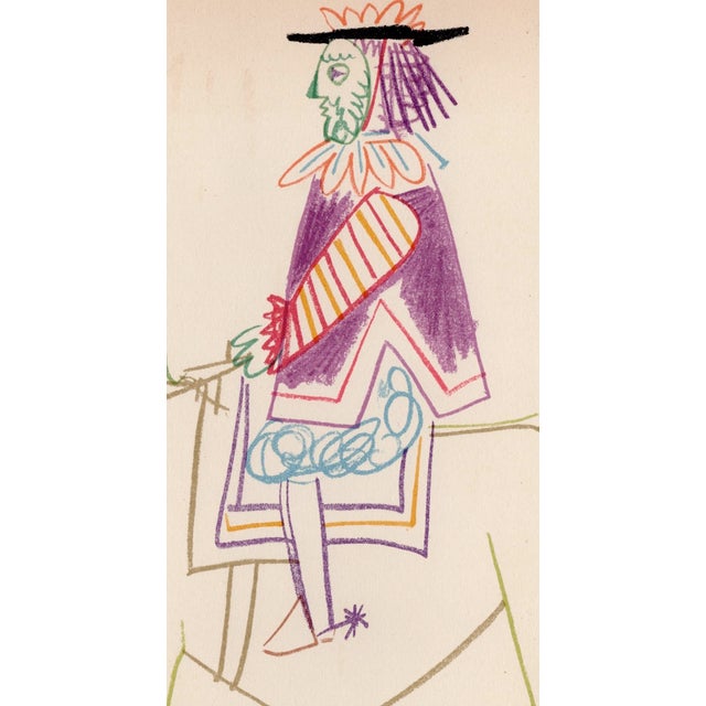 Modern Pablo Picasso, The King, the Horse and the Maid, Nude, Lithograph, 1954 For Sale - Image 3 of 8
