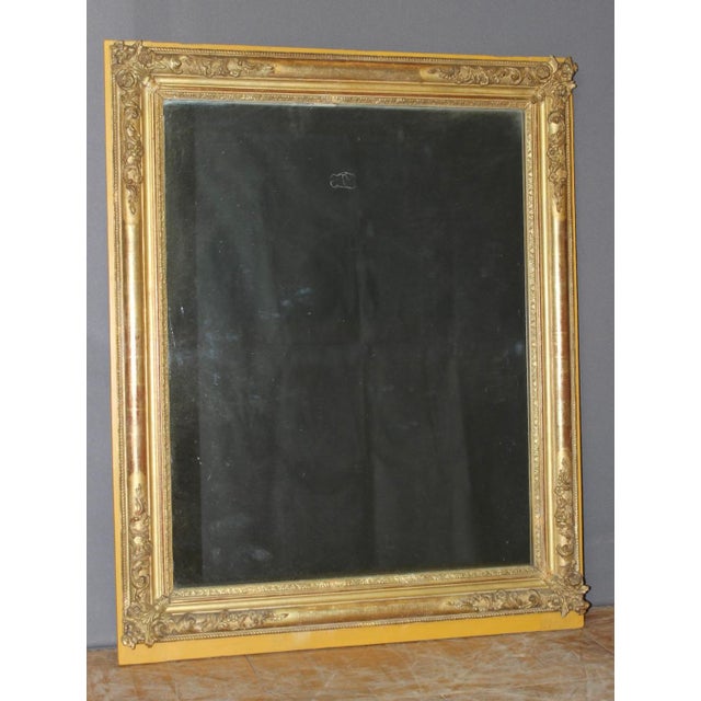 19th Century Restoration Mirror in Gilded Stucco For Sale - Image 11 of 12