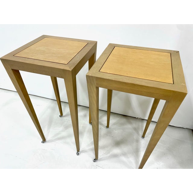 Donghia 1990s Pair of Donghia Madrid Side Tables For Sale - Image 4 of 7