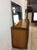 Mid Century Modern 9 Drawer Lowboy Dresser With Sled Legs and Large Mirror For Sale - Image 9 of 12