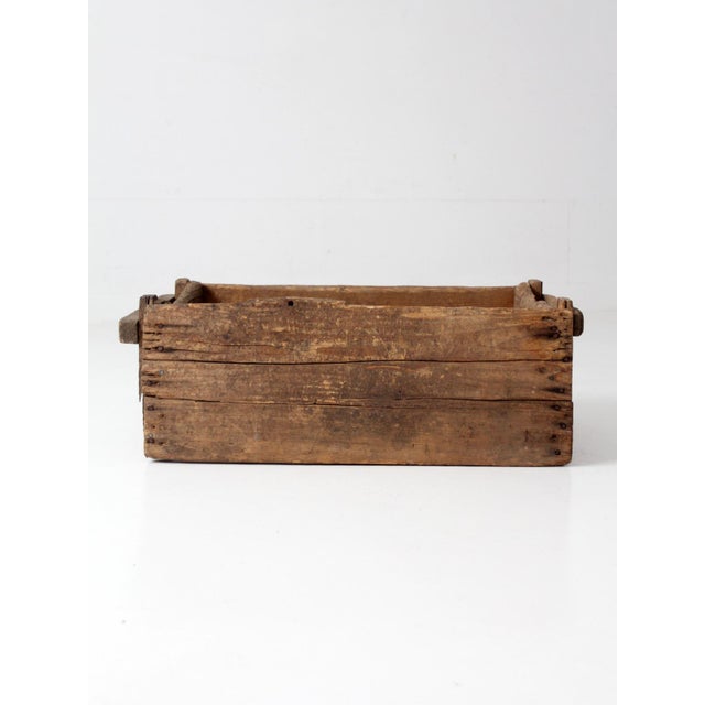 Antique Wood Farm Crate For Sale - Image 16 of 18