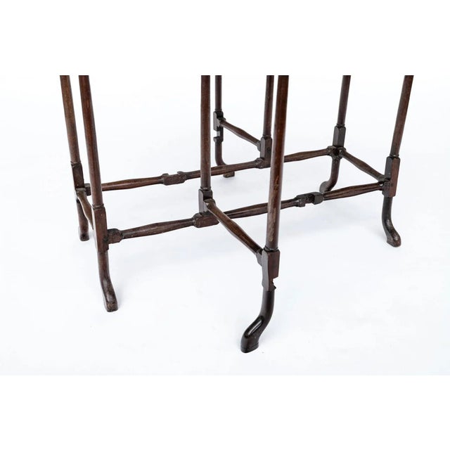 18th Century English Mahogany Spider Leg Drop Leaf Table For Sale In Raleigh - Image 6 of 9