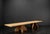 Brown Brutalist Table Handcrafted Soaped Oak Bench, 1960s For Sale - Image 8 of 18