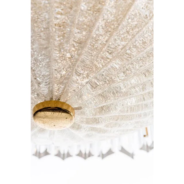 Chandelier in the Style of Venini, 1970s For Sale - Image 9 of 12