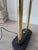 Robert Sonneman Vintage Robert Sonneman Desk Lamp Dimmable Postmodern Table Lamp Glass Shelf Brass Columns 1980s Memphis Style Lighting For Sale - Image 4 of 14