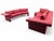 Textile Late 20th Century Italian Postmodern Vico Magistretti Style Large 2-Piece Sectional Sofa For Sale - Image 7 of 11