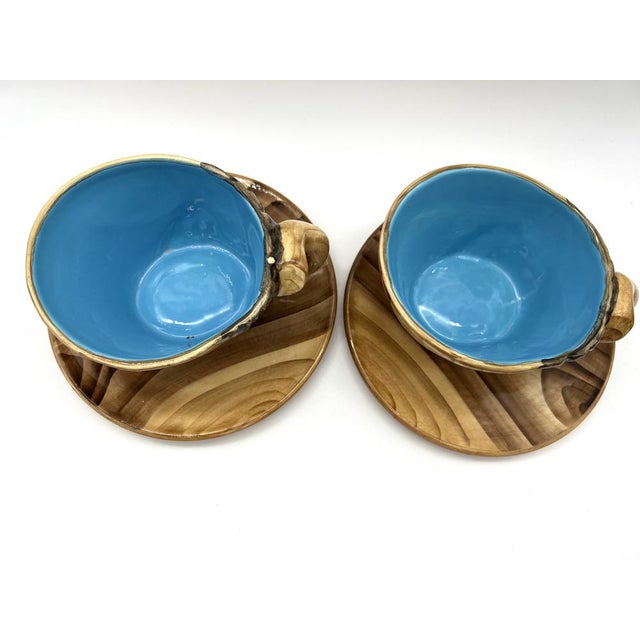 Modern Tea Service by Grandjean-Jourdan for Vallauris, 1955, Set of 7 For Sale - Image 9 of 15