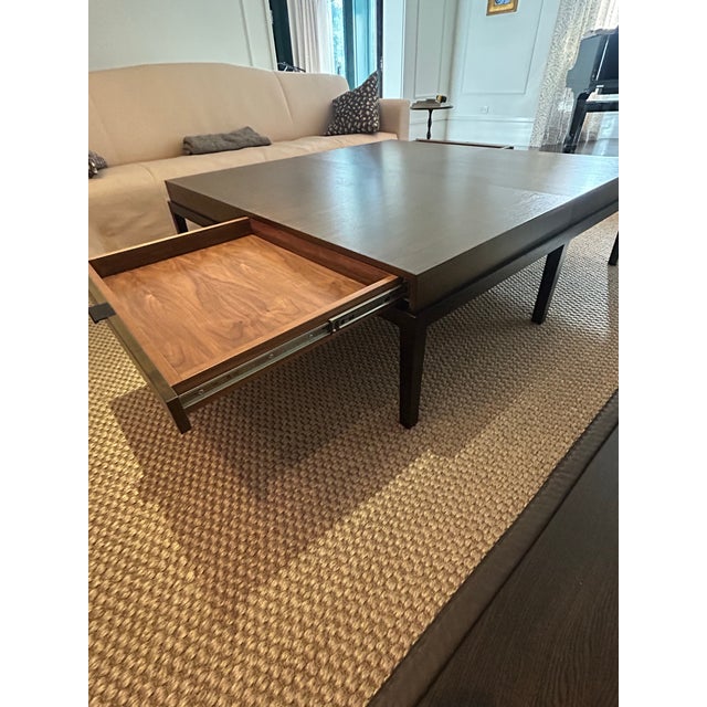 Early 21st Century Christian Liaigre for Holly Hunt Style Large Square Coffee Table. Unmarked. For Sale - Image 5 of 7