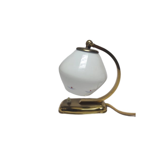 1950s Art Deco Bedside Lamp, Belgium, 1950s For Sale - Image 5 of 13