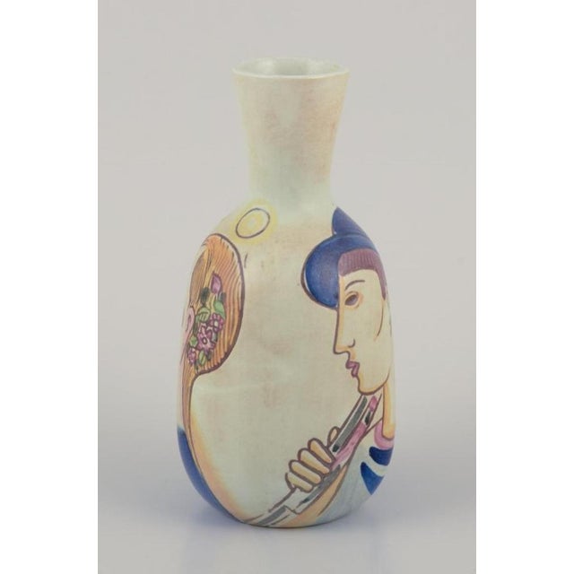 Folkvisan Ceramic Vase by Carl Harry Stålhane for Rörstrand For Sale - Image 6 of 9