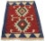 Tribal Vintage Persian Shiraz Kilim Rug - 01'11 X 02'11 For Sale - Image 3 of 9