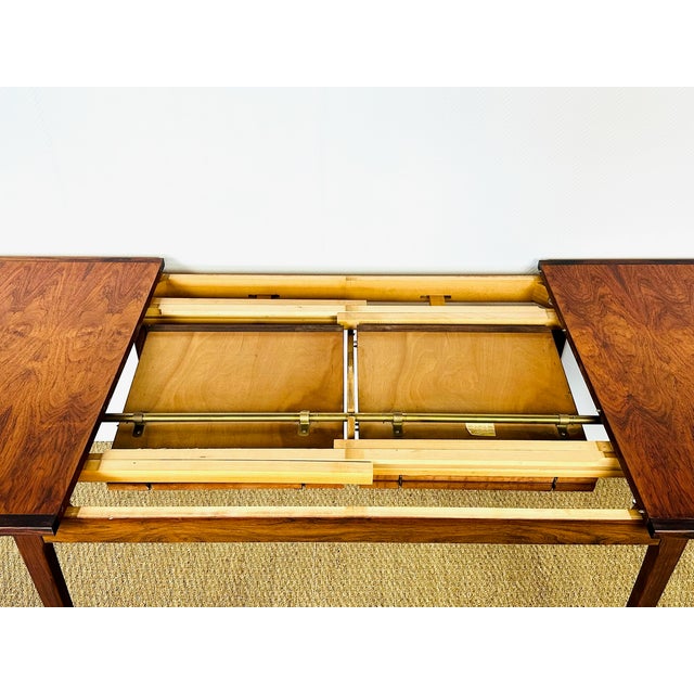 Wood Scandinavian Walnut Dining Table with Butterfly Extensions, 1960 For Sale - Image 7 of 18