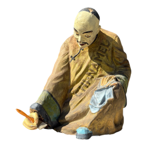 Advertising Papier Mache Figure for Chi-Namel, C1900