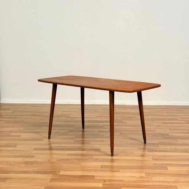 Vintage Swedish Coffee Table in Teak and Beech, 1950s For Sale - Image 6 of 6