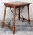 19th Century Spanish Farm Table With Iron Stretchers, Hand Carved Top and Drawer For Sale - Image 12 of 12