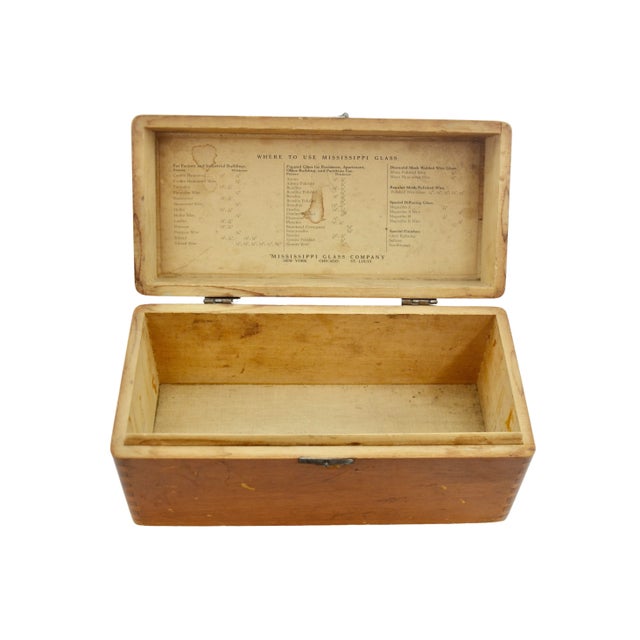Advertising Dovetail Wood Box For Sale - Image 4 of 9