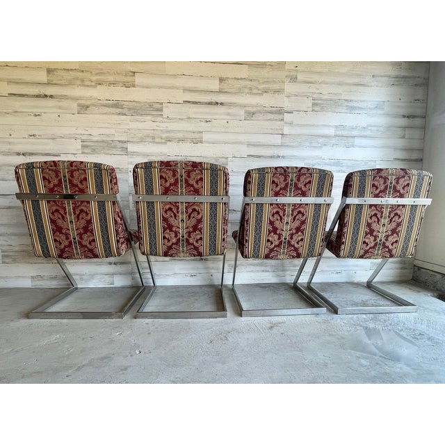 Cantilever Z Dining Chairs- Set of 4 For Sale In Dallas - Image 6 of 18