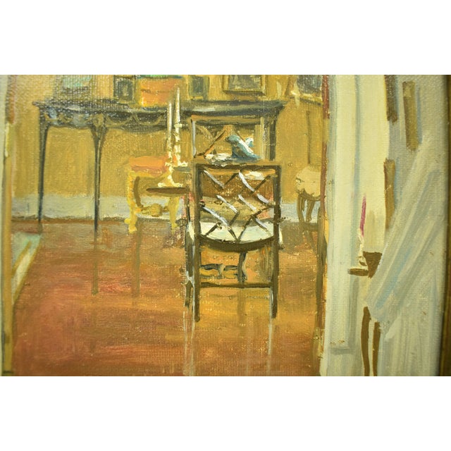 Julian Barrow "Oakendale", From Front Hall to Drawing Room 1993 Oil on Canvas For Sale - Image 9 of 9