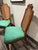 Bottle Green Mid-Century Drexel Heritage Side Chairs in Everfast Billiard Green Chenille - A Pair For Sale - Image 8 of 12