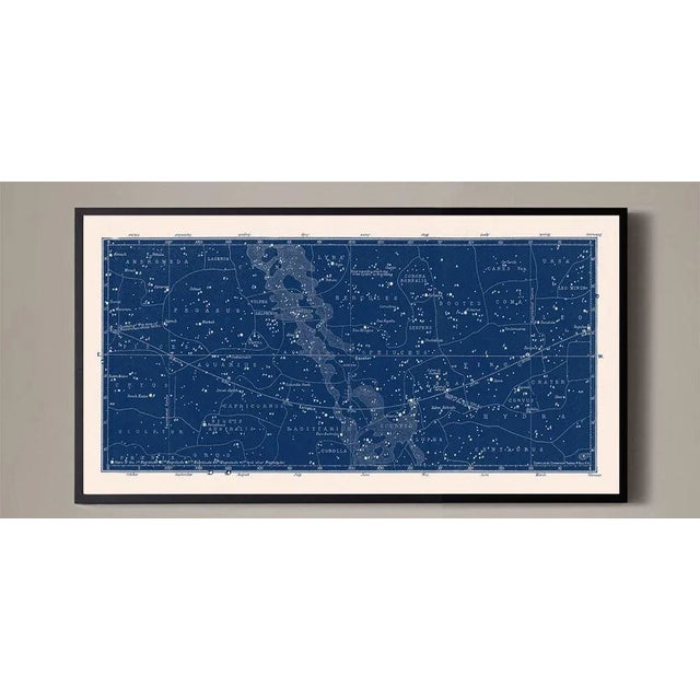 Reproduction Nautical Constellation Map Prints - a Pair, 20" X 40" For Sale - Image 4 of 8