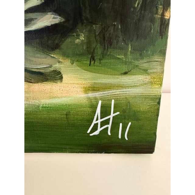 Sofía Cristina Jiménez, Silver Inflatable Llama in an Andean Mountain Landscape, Acrylic Painting, 2025 For Sale - Image 9 of 10