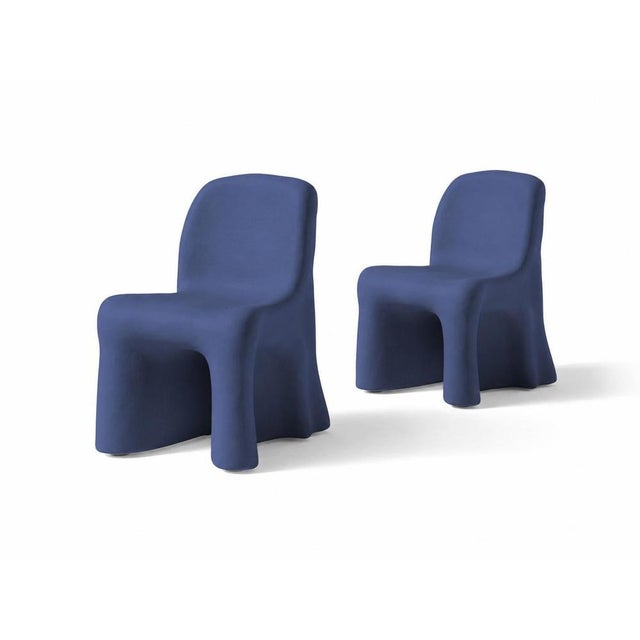 Not Yet Made - Made To Order Blue Dalila Garden Armchairs by Gaetano Pesce for Cassina, Set of 4 For Sale - Image 5 of 18