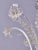 White Venetian Chandelier in Split Glass, Murano For Sale - Image 8 of 12