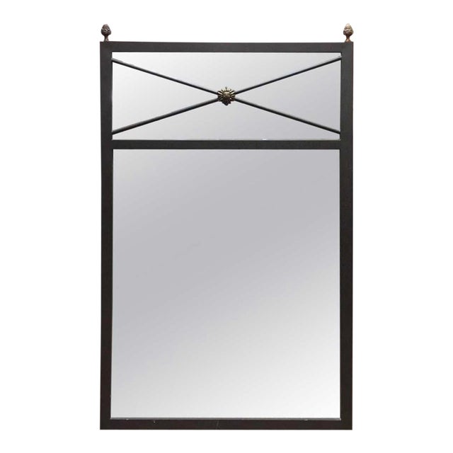 Vintage Greek Key Mirror Jonathan Adler Style For Sale