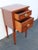 Early 20th Century Early 1900s Flame Mahogany Inlay Nightstand Bedside Side End Table 6921 For Sale - Image 5 of 15