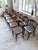 Walnut Bistro Chairs, 1970s, Set of 14 For Sale - Image 9 of 18