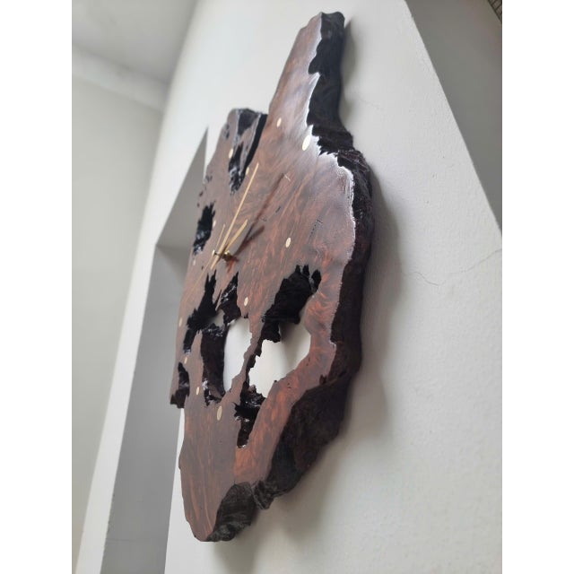 Not Yet Made - Made To Order One-of-a-Kind Handcrafted Driftwood Wall Clock – Functional Natural Wood Wall Sculpture For Sale - Image 5 of 17
