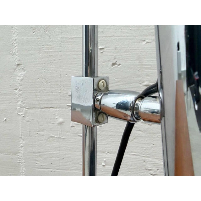 Table Lamp with Chrome-Plated Frame and Stone Base, 1970s For Sale - Image 15 of 16