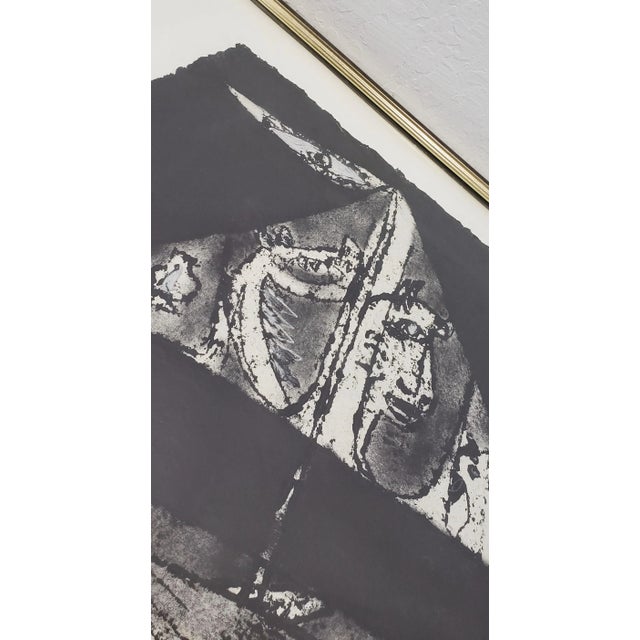 Eduardo Exposito Gonzalez "No to the Machine of the Future" Original Mixed Media 20th C. For Sale - Image 4 of 8