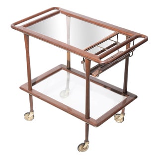 Vintage Bar Cart from Cassina, Italy 1950s For Sale